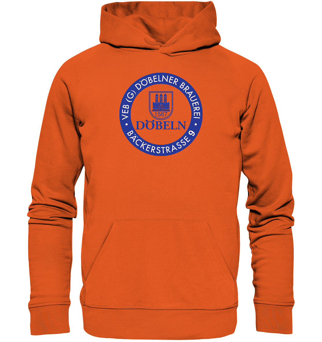 PREMIUM ORGANIC HOODIE UNISEX • VEB DÖBELNER BRAUEREI