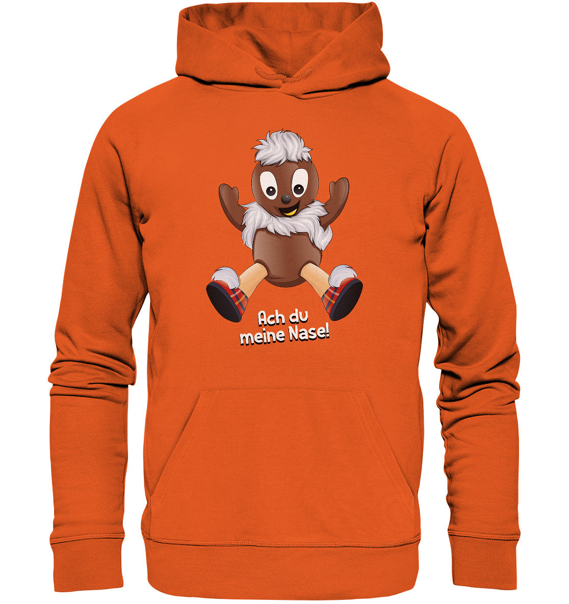 PREMIUM ORGANIC HOODIE UNISEX • UNSER SANDMÄNNCHEN - PITTIPLATSCH - ACH DU MEINE NASE!