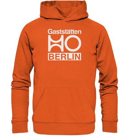 PREMIUM ORGANIC HOODIE UNISEX • HO GASTSTÄTTEN BERLIN