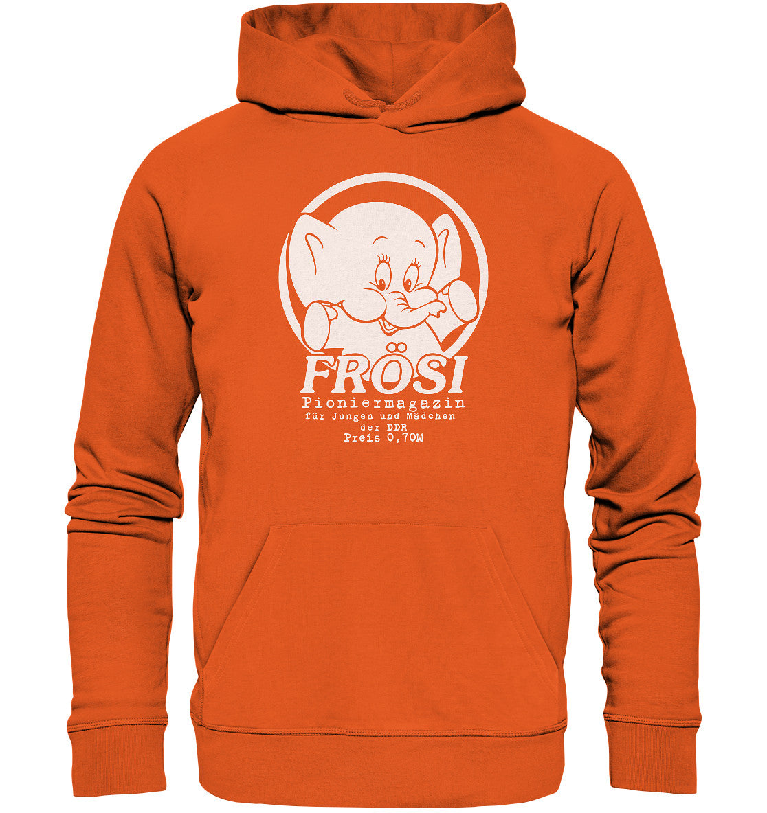 PREMIUM ORGANIC HOODIE UNISEX • FRÖSI PIONIERMAGAZIN