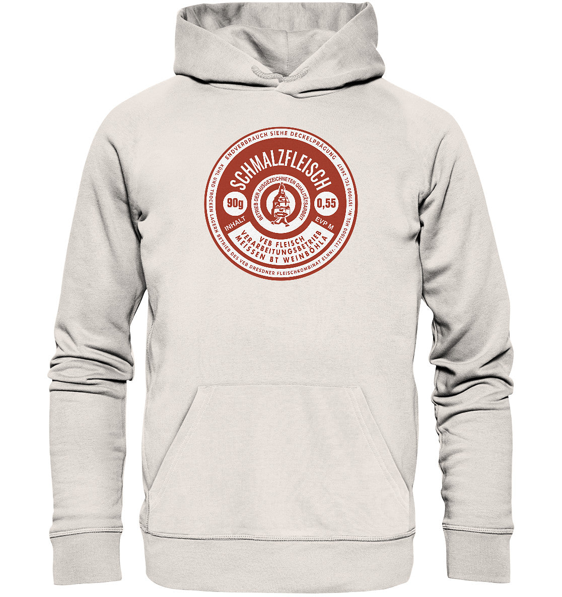 PREMIUM ORGANIC HOODIE UNISEX • SCHMALZFLEISCH - VEB FLEISCH MEISSEN