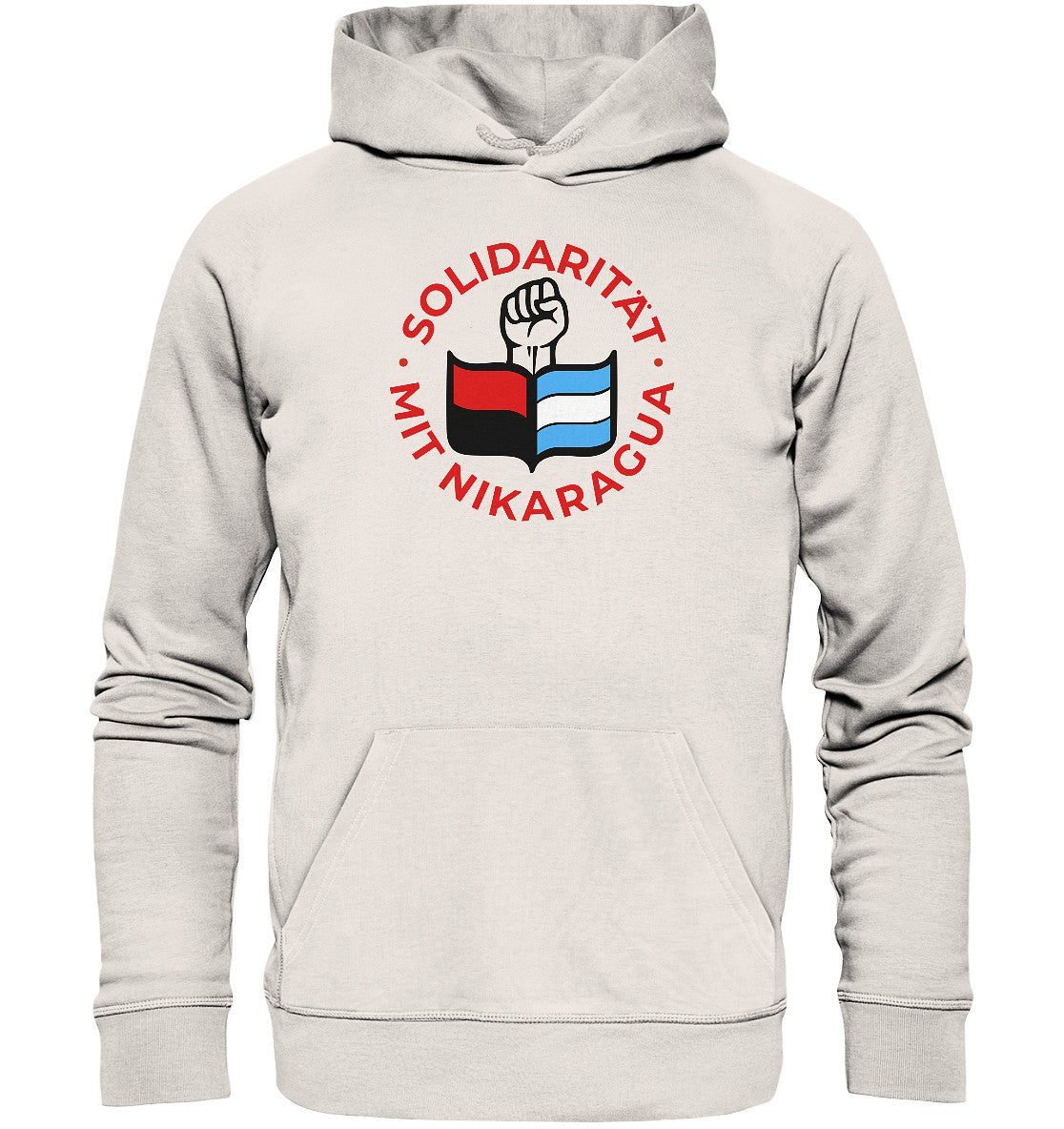 PREMIUM ORGANIC HOODIE UNISEX • SOLIDARITÄT MIT NIKARAGUA