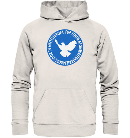 PREMIUM ORGANIC HOODIE UNISEX • ATOMWAFFENFREIES MITTELEUROPA