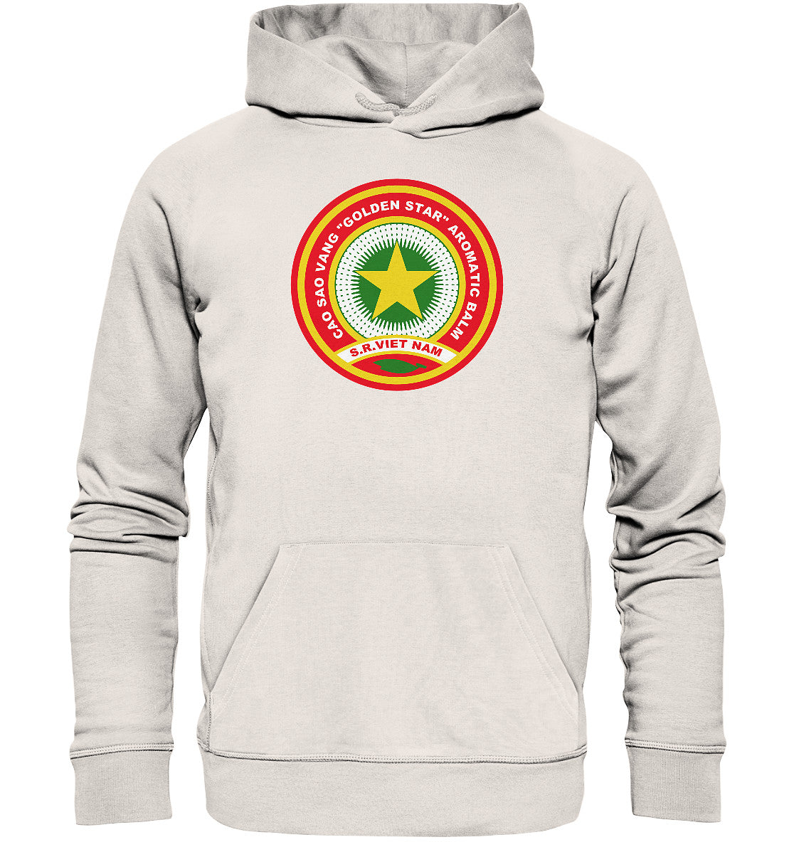 PREMIUM ORGANIC HOODIE UNISEX • VIETNAMESISCHE SALBE GOLDEN STAR