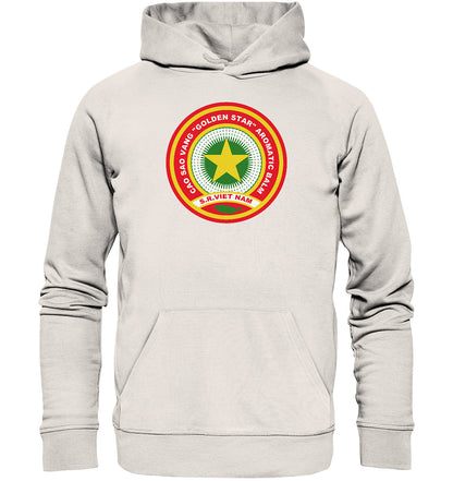 PREMIUM ORGANIC HOODIE UNISEX • VIETNAMESISCHE SALBE GOLDEN STAR