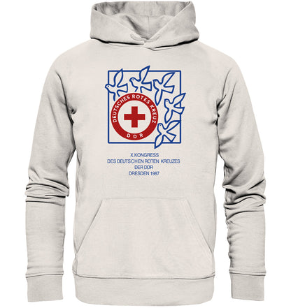 PREMIUM ORGANIC HOODIE UNISEX • 10. KONGRESS DES DRK DRESDEN 1987