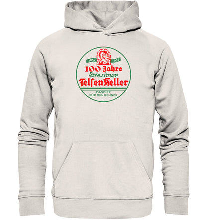 PREMIUM ORGANIC HOODIE UNISEX • 100 JAHRE DRESDNER FELSENKELLER BIER