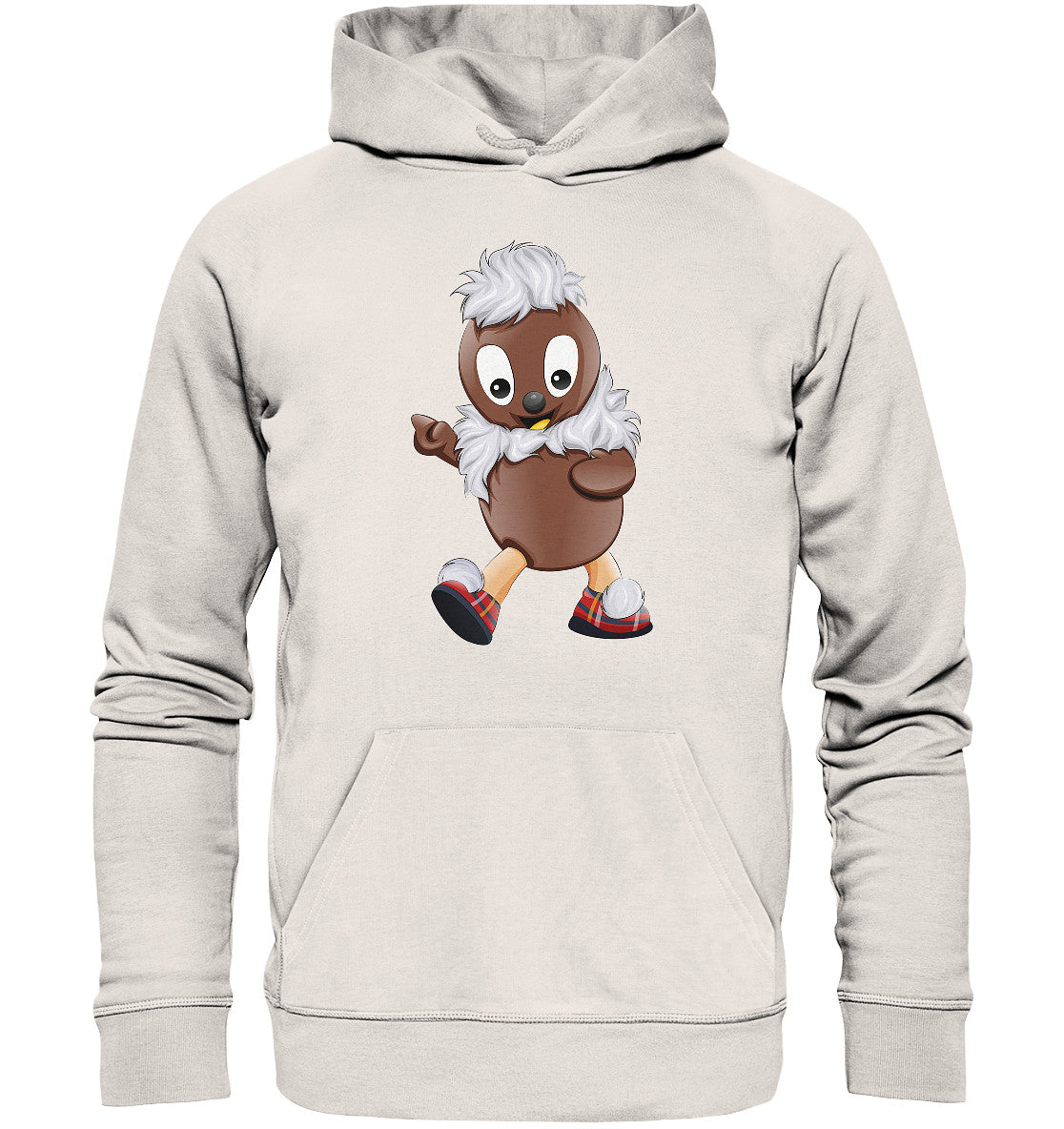 PREMIUM ORGANIC HOODIE UNISEX • UNSER SANDMÄNNCHEN - PITTIPLATSCH MACHT LAUNE