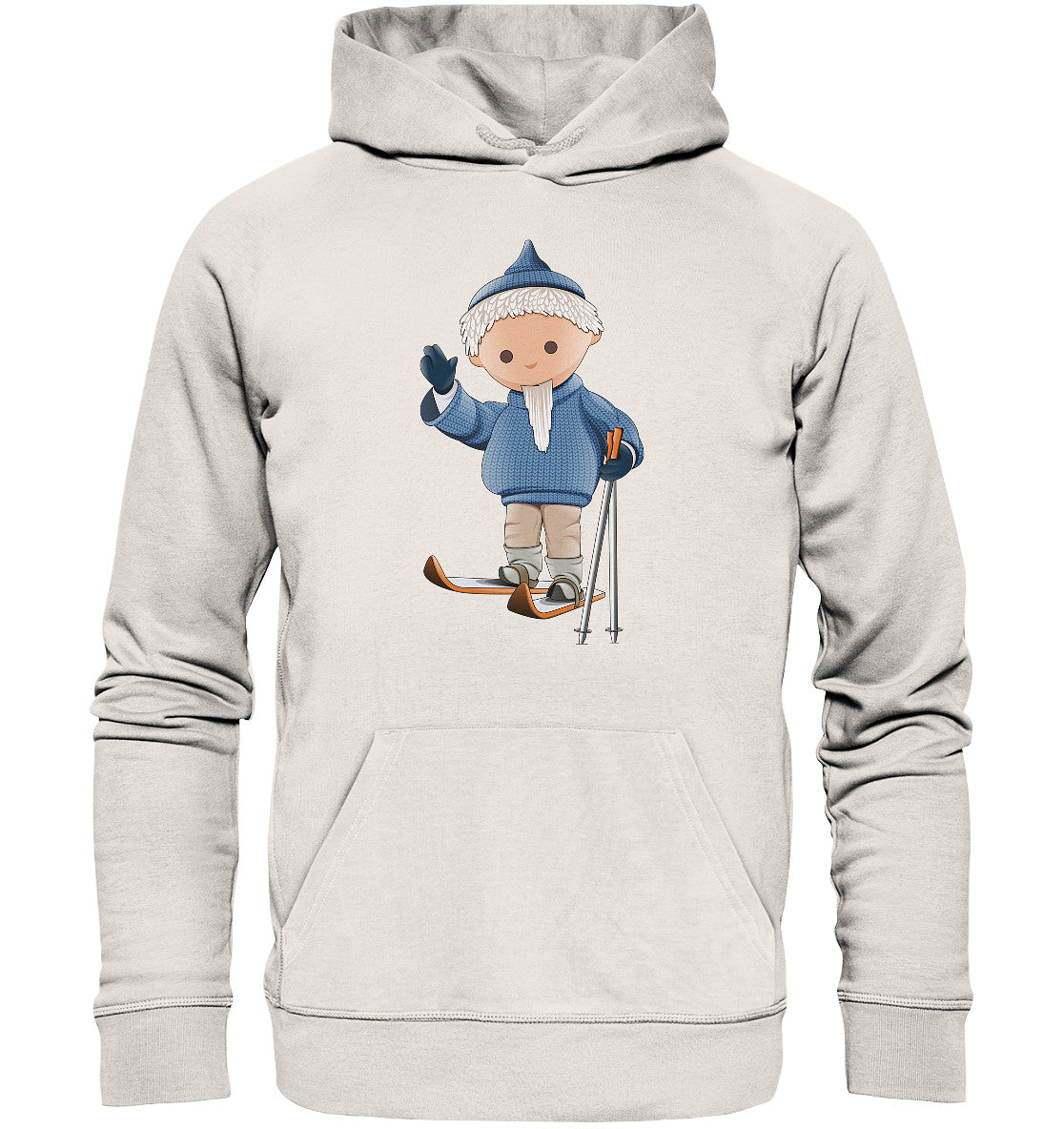 PREMIUM ORGANIC HOODIE UNISEX • UNSER SANDMÄNNCHEN - AUF SKIERN (PU 422)