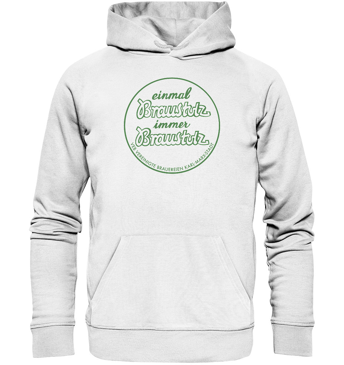 PREMIUM ORGANIC HOODIE UNISEX • BRAUSTOLZ - VEB VEREINIGTE BRAUEREIEN