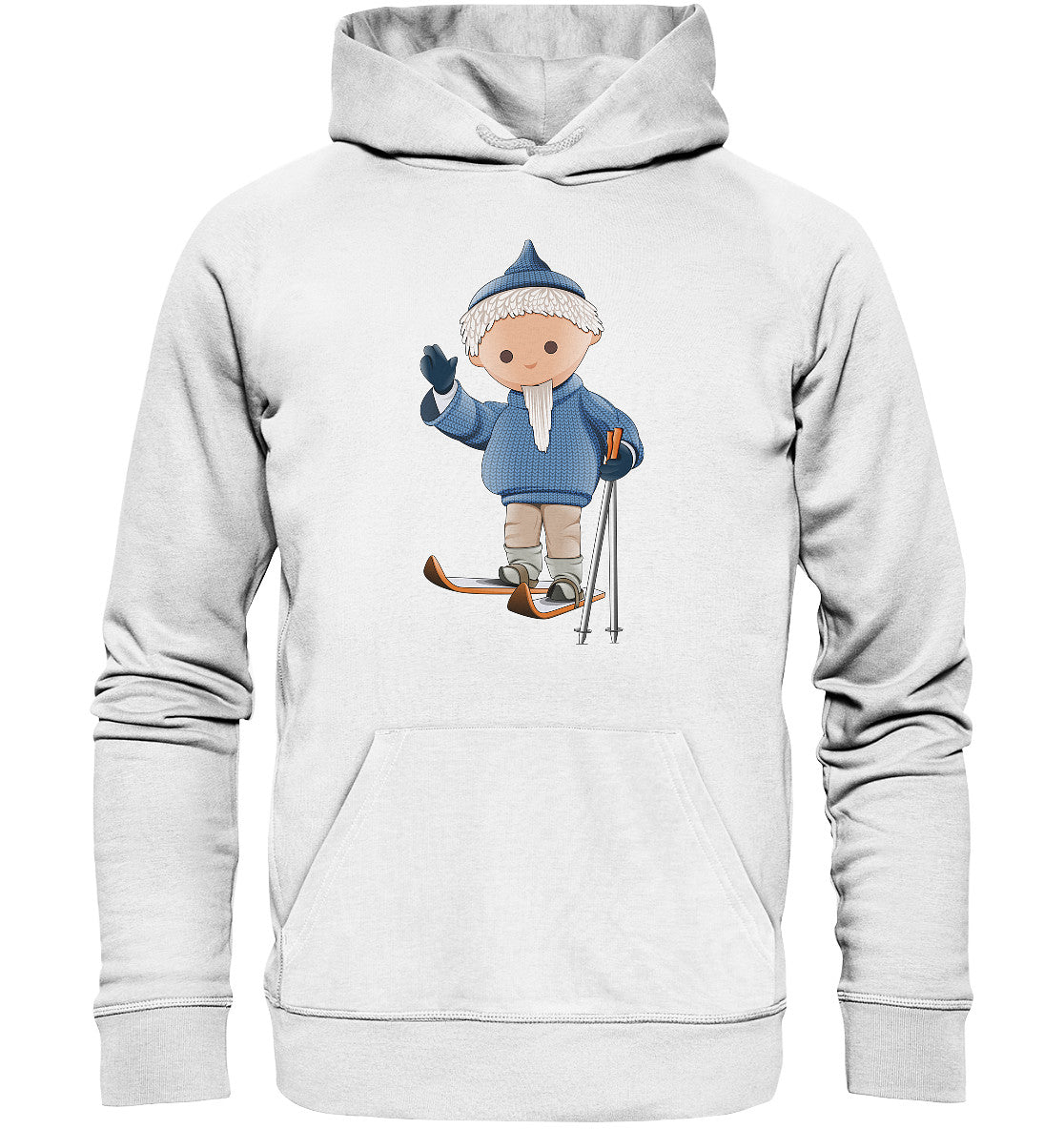 PREMIUM ORGANIC HOODIE UNISEX • UNSER SANDMÄNNCHEN - AUF SKIERN (PU 422)