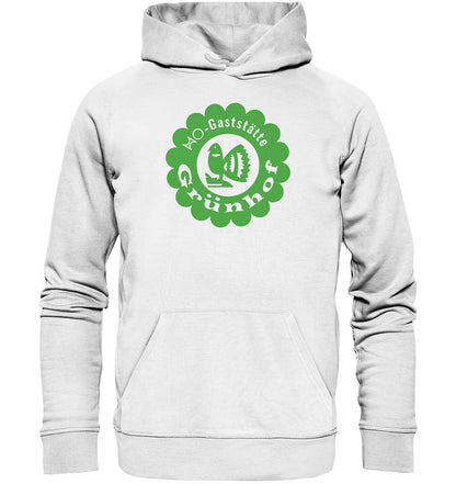 PREMIUM ORGANIC HOODIE UNISEX • HO GASTSTÄTTE GRÜNHOF