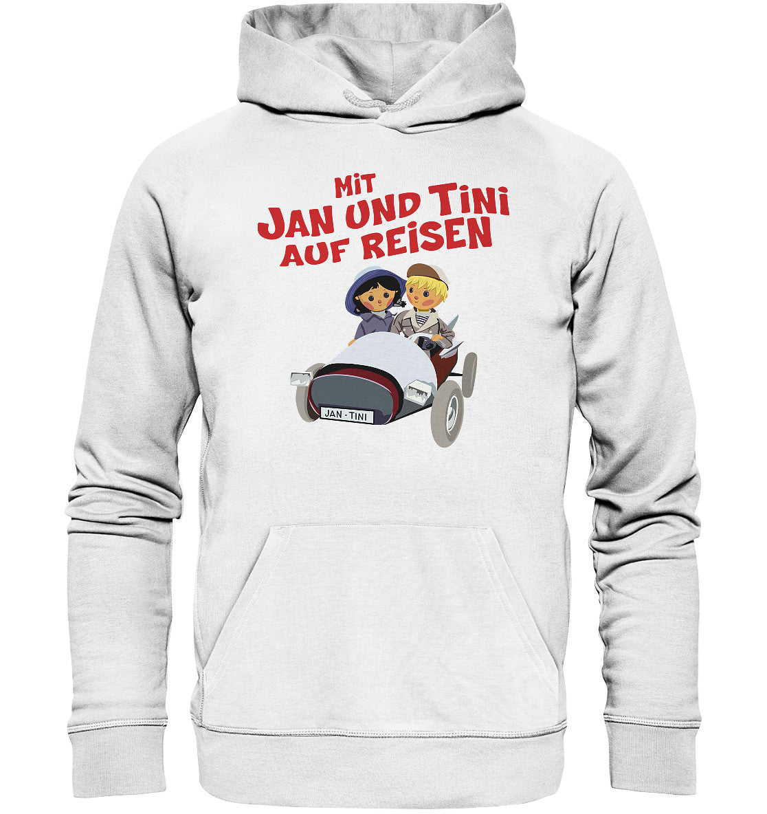 PREMIUM ORGANIC HOODIE UNISEX • MIT JAN UND TINI AUF REISEN