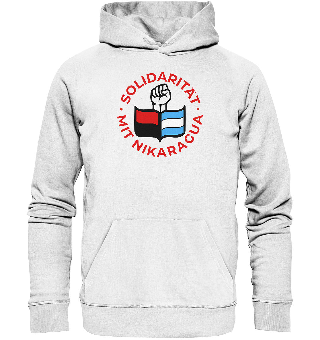 PREMIUM ORGANIC HOODIE UNISEX • SOLIDARITÄT MIT NIKARAGUA