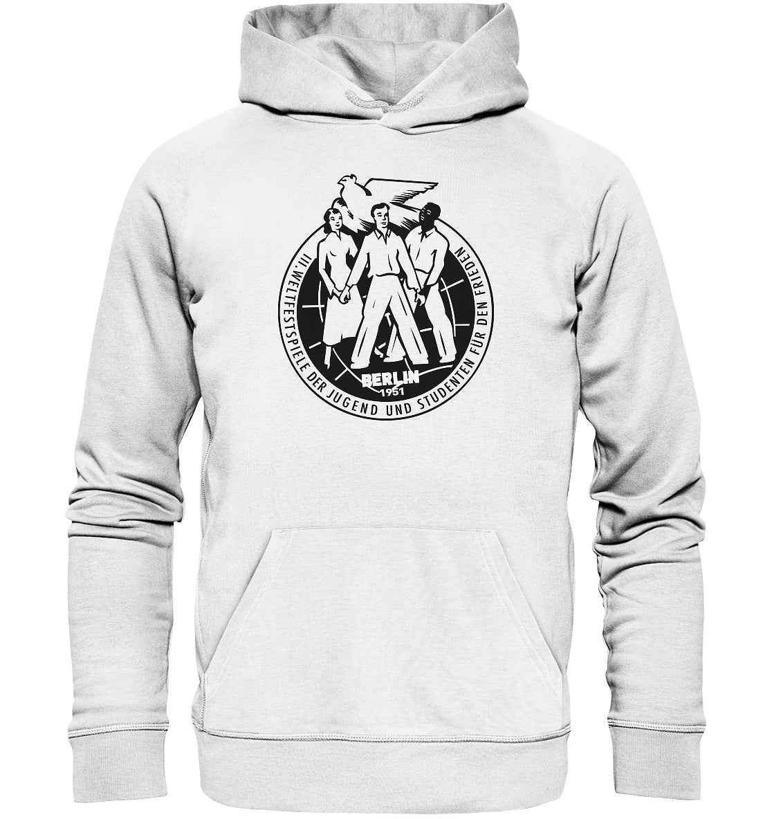 PREMIUM ORGANIC HOODIE UNISEX • 3. WELTFESTSPIELE DER JUGEND 1951