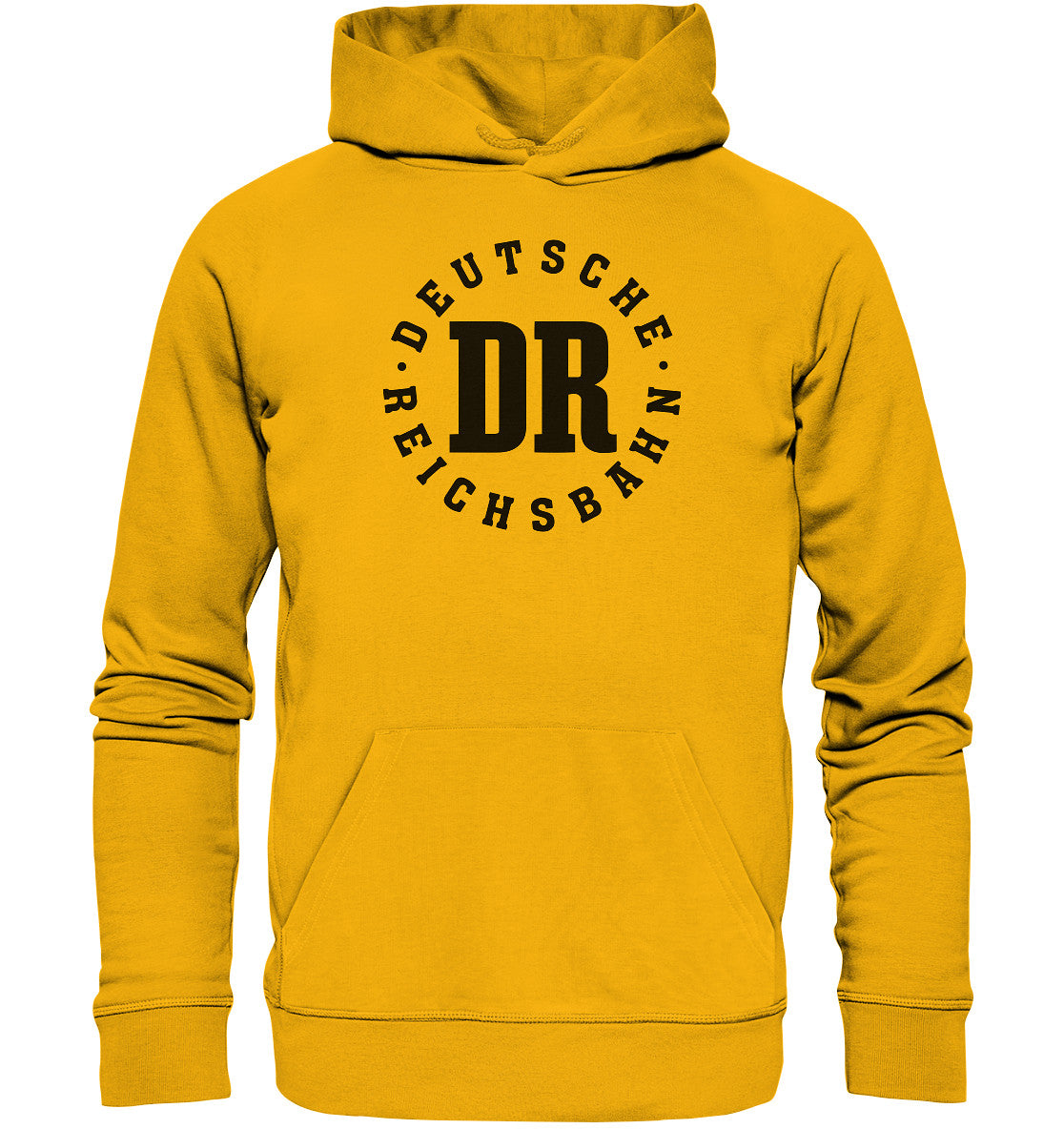 PREMIUM ORGANIC HOODIE UNISEX • DR DEUTSCHE REICHSBAHN - WEISS