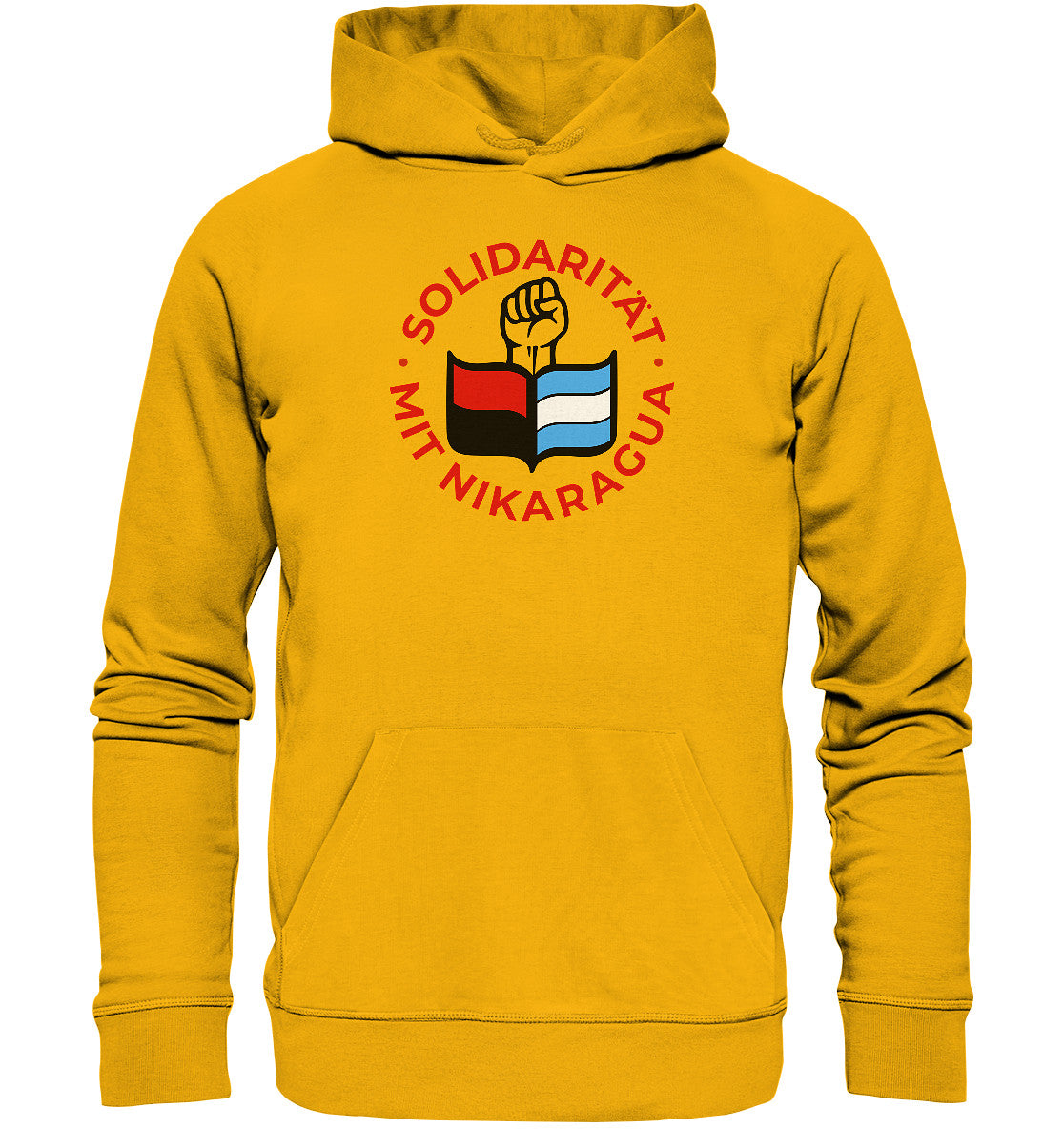 PREMIUM ORGANIC HOODIE UNISEX • SOLIDARITÄT MIT NIKARAGUA