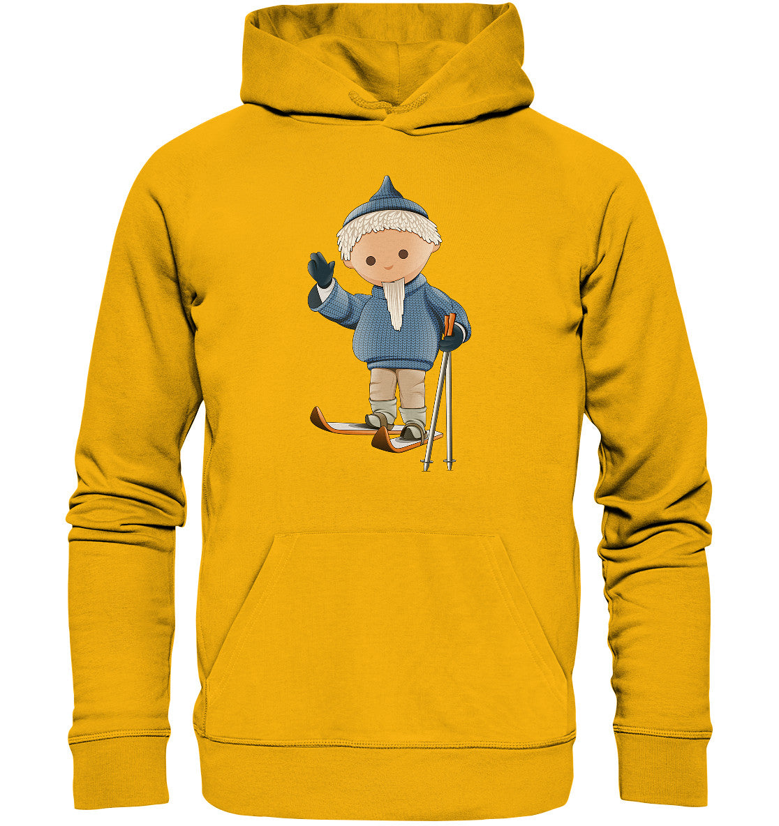 PREMIUM ORGANIC HOODIE UNISEX • UNSER SANDMÄNNCHEN - AUF SKIERN (PU 422)