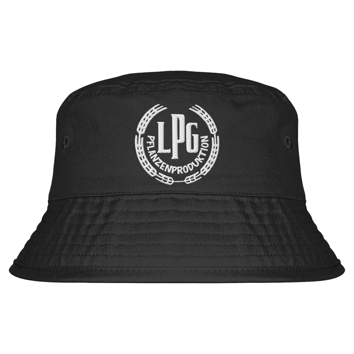 FISCHERHUT / BUCKET HAT - BESTICKT • LPG - PFLANZENPRODUKTION