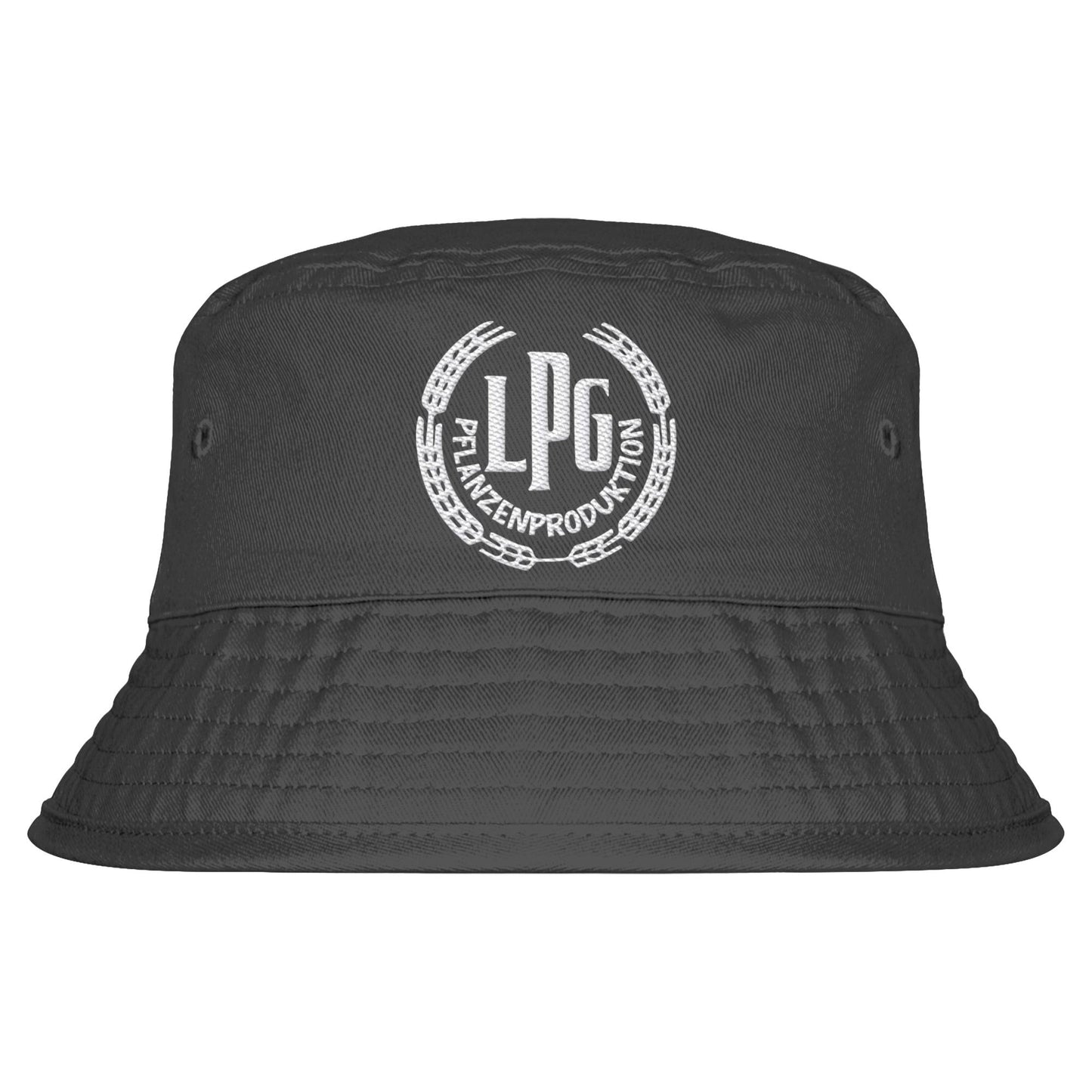 FISCHERHUT / BUCKET HAT - BESTICKT • LPG - PFLANZENPRODUKTION