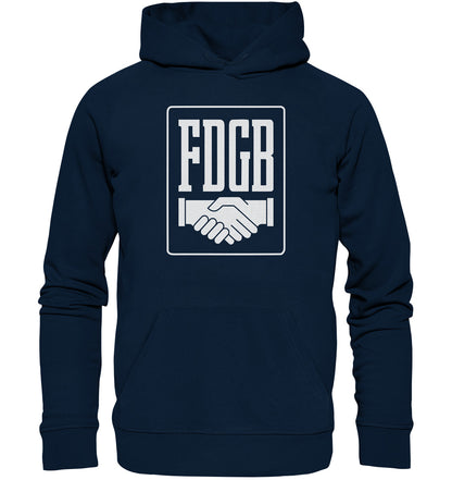 PREMIUM ORGANIC HOODIE UNISEX • FDGB - WEISS