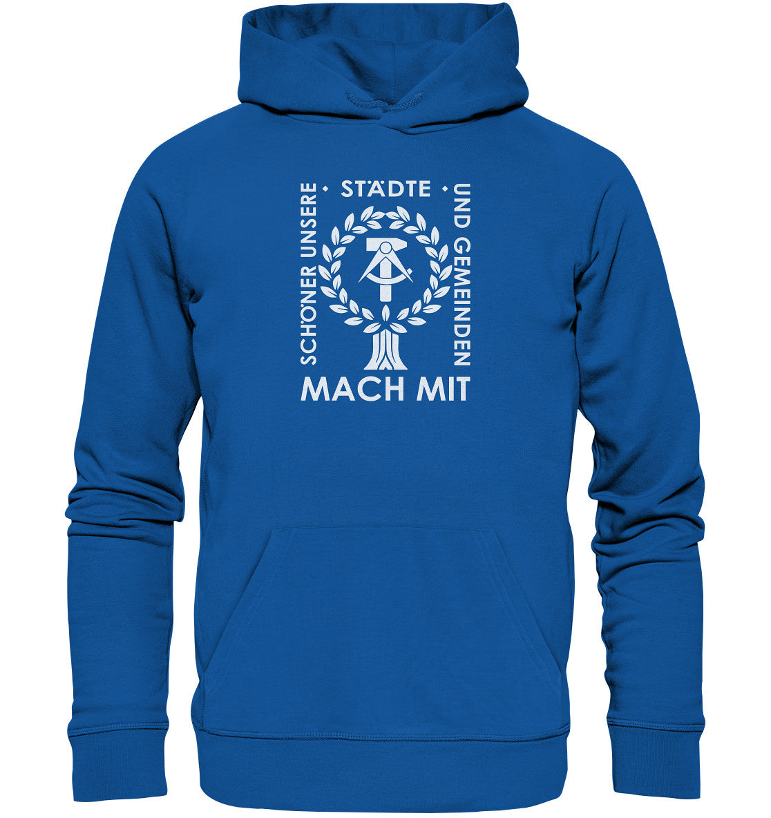 PREMIUM ORGANIC HOODIE UNISEX • SCHÖNER UNSERE STÄDTE - DUNKEL