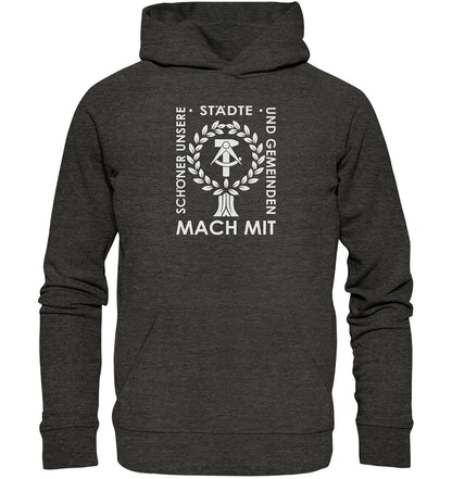 PREMIUM ORGANIC HOODIE UNISEX • SCHÖNER UNSERE STÄDTE - DUNKEL