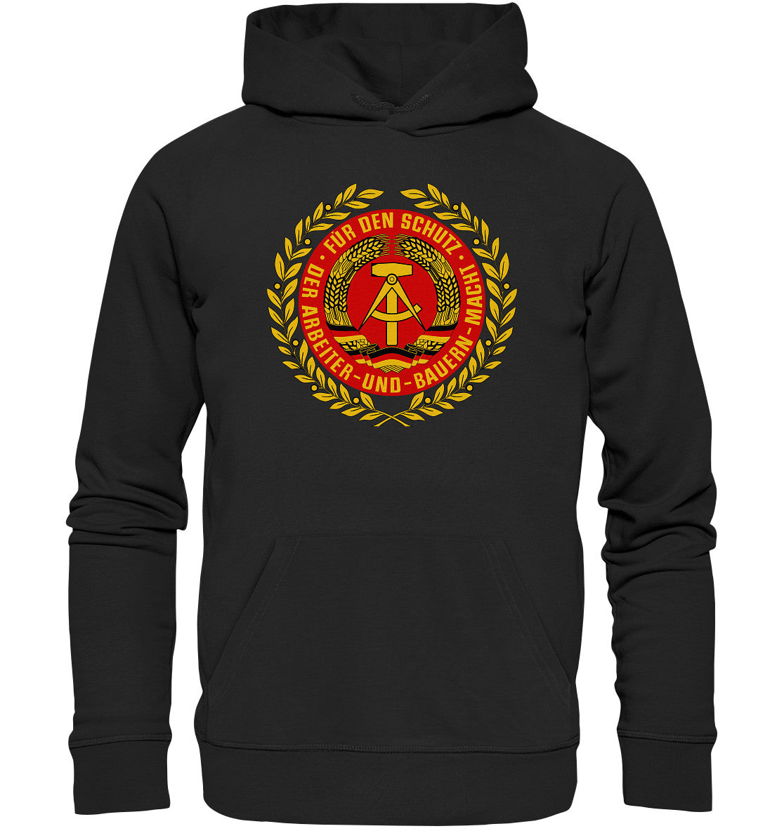 PREMIUM ORGANIC HOODIE UNISEX • NVA NATIONALE VOLKSARMEE