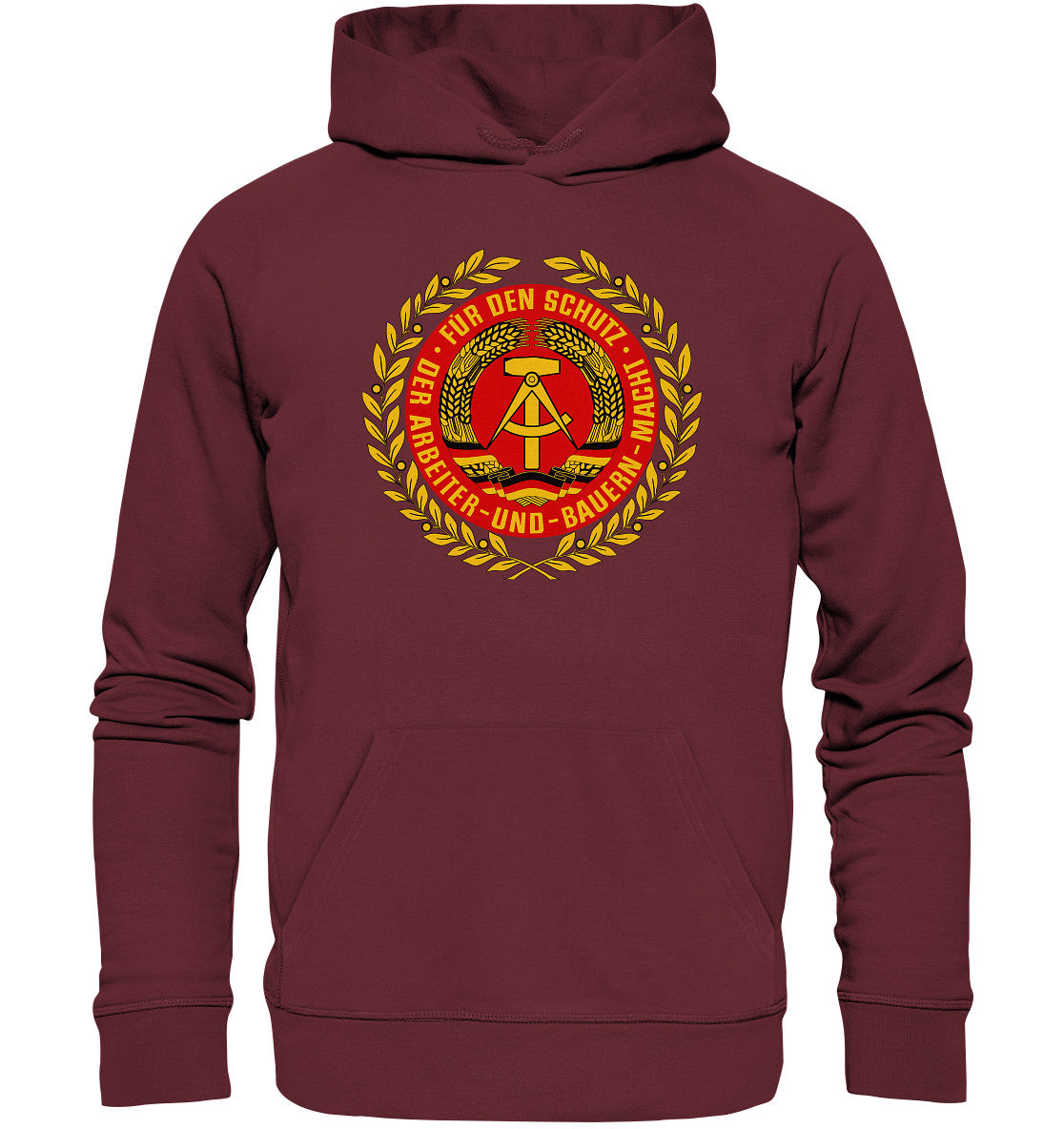 PREMIUM ORGANIC HOODIE UNISEX • NVA NATIONALE VOLKSARMEE