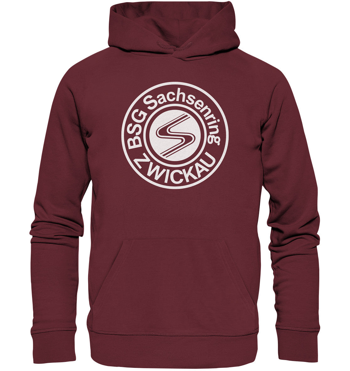 PREMIUM ORGANIC HOODIE UNISEX •  SACHSENRING ZWICKAU - DUNKEL