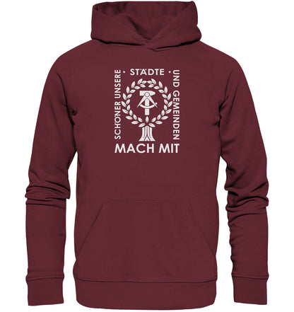 PREMIUM ORGANIC HOODIE UNISEX • SCHÖNER UNSERE STÄDTE - DUNKEL