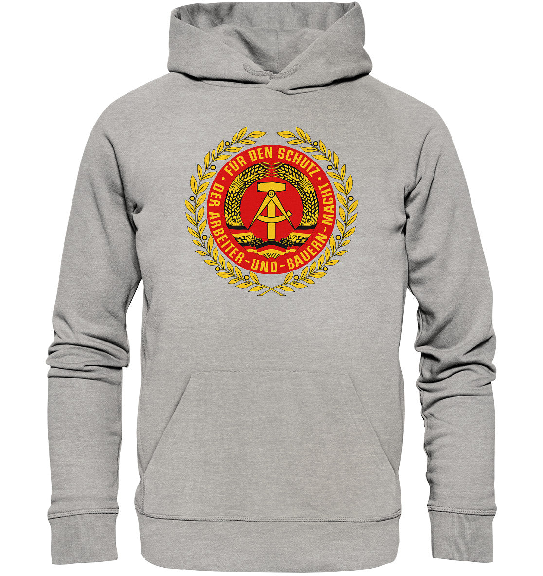 PREMIUM ORGANIC HOODIE UNISEX • NVA NATIONALE VOLKSARMEE