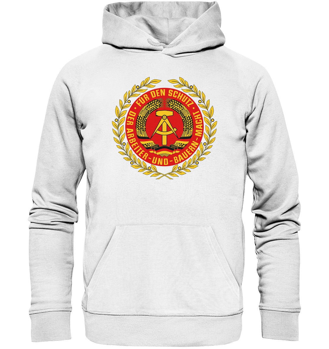 PREMIUM ORGANIC HOODIE UNISEX • NVA NATIONALE VOLKSARMEE