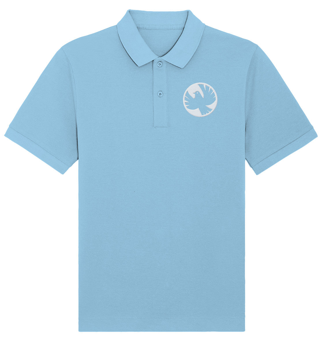 ORGANIC POLOSHIRT BESTICKT • FRIEDEN