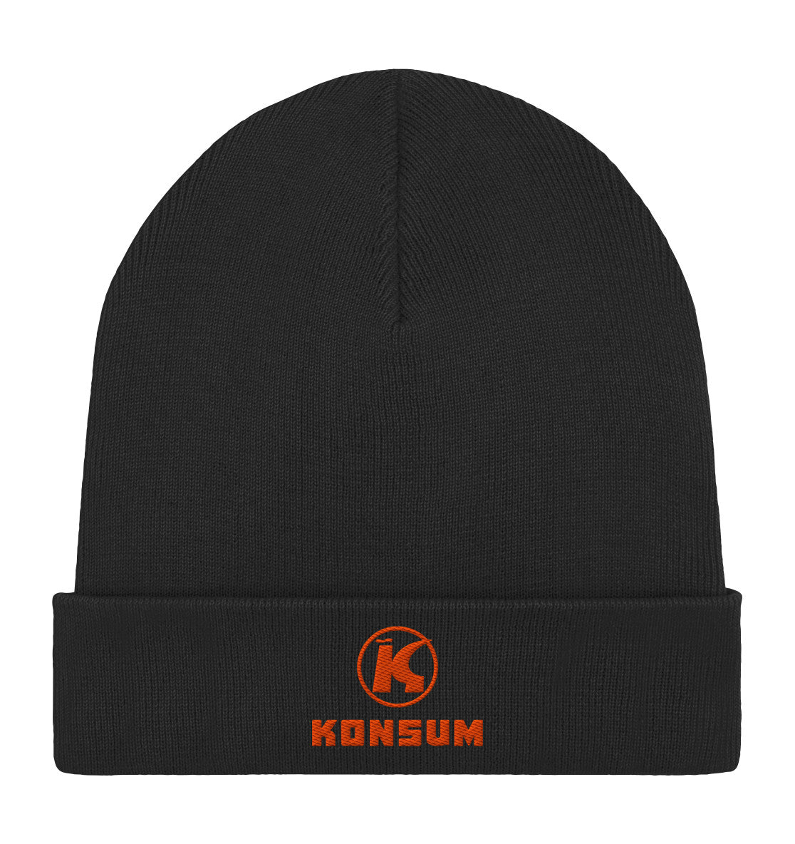 ORGANIC BEANIE BESTICKT • KONSUM