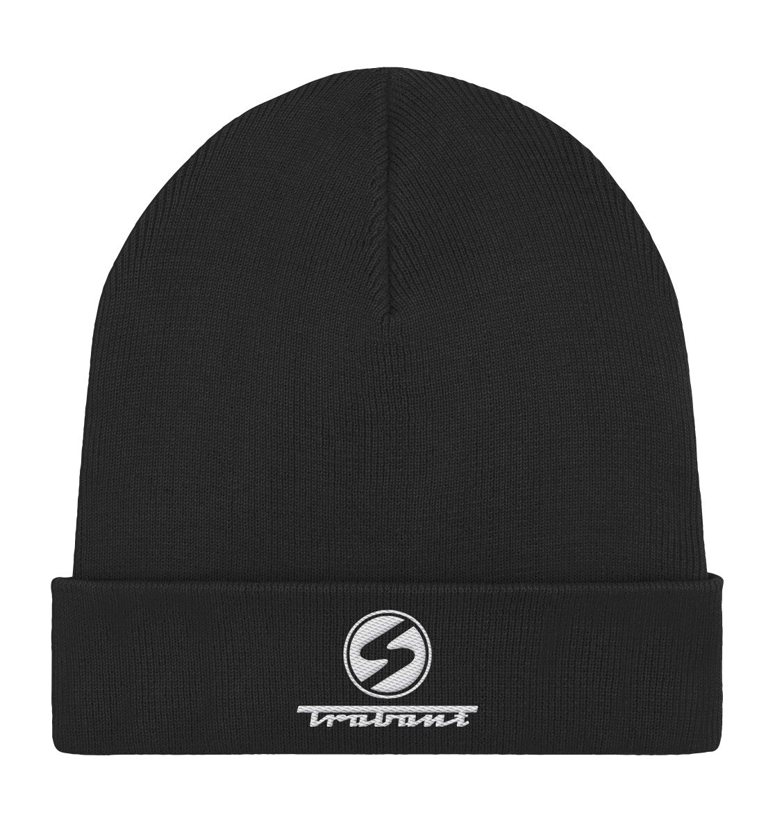 ORGANIC BEANIE BESTICKT • TRABANT