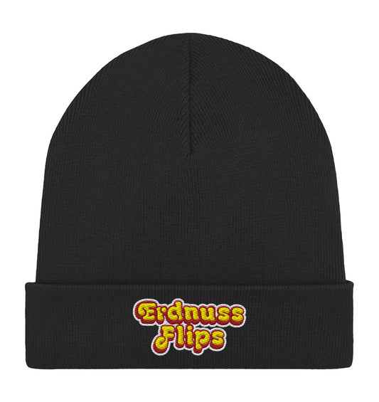 ORGANIC BEANIE BESTICKT • ERDNUSS FLIPS