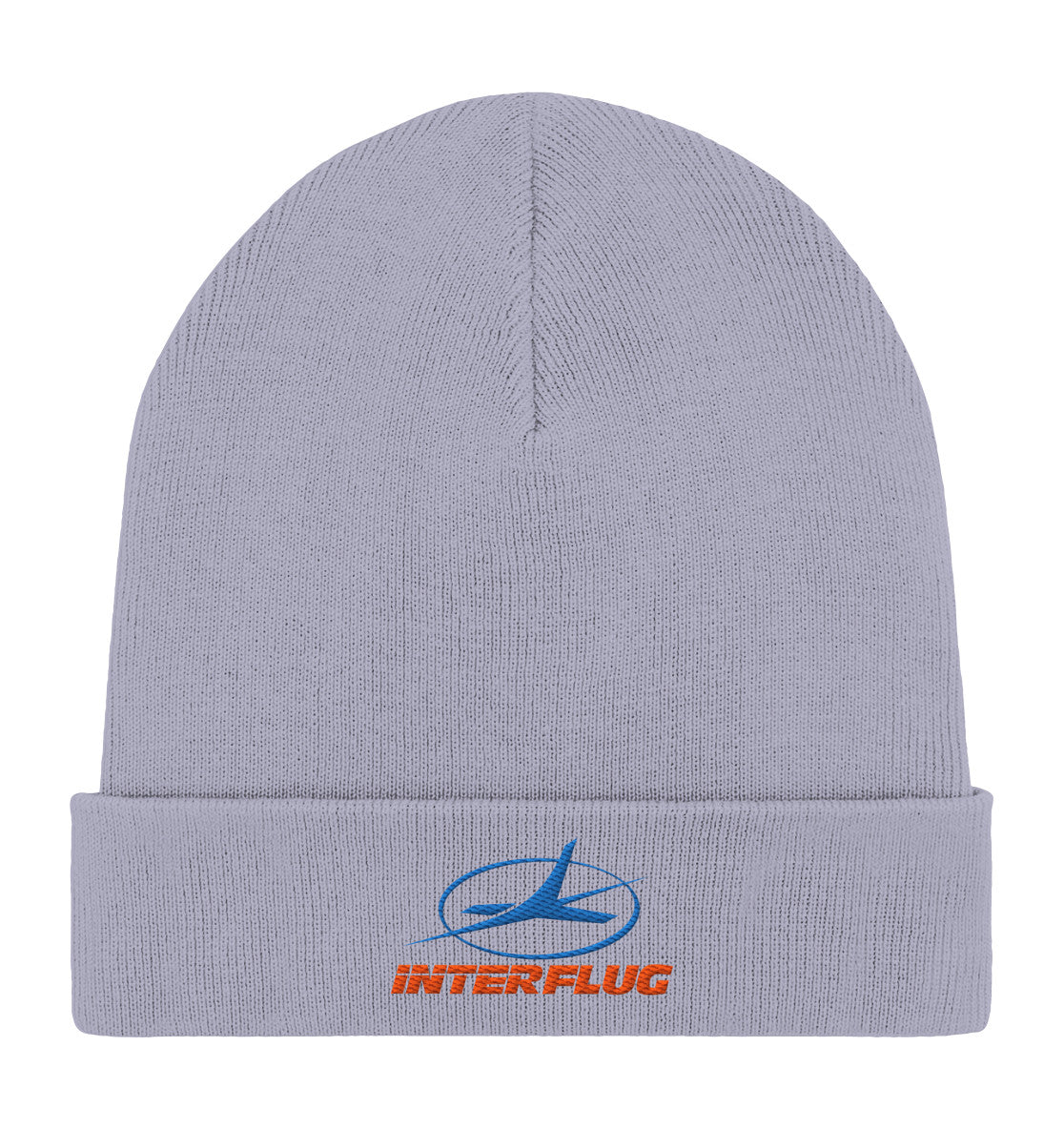 ORGANIC BEANIE BESTICKT • INTERFLUG