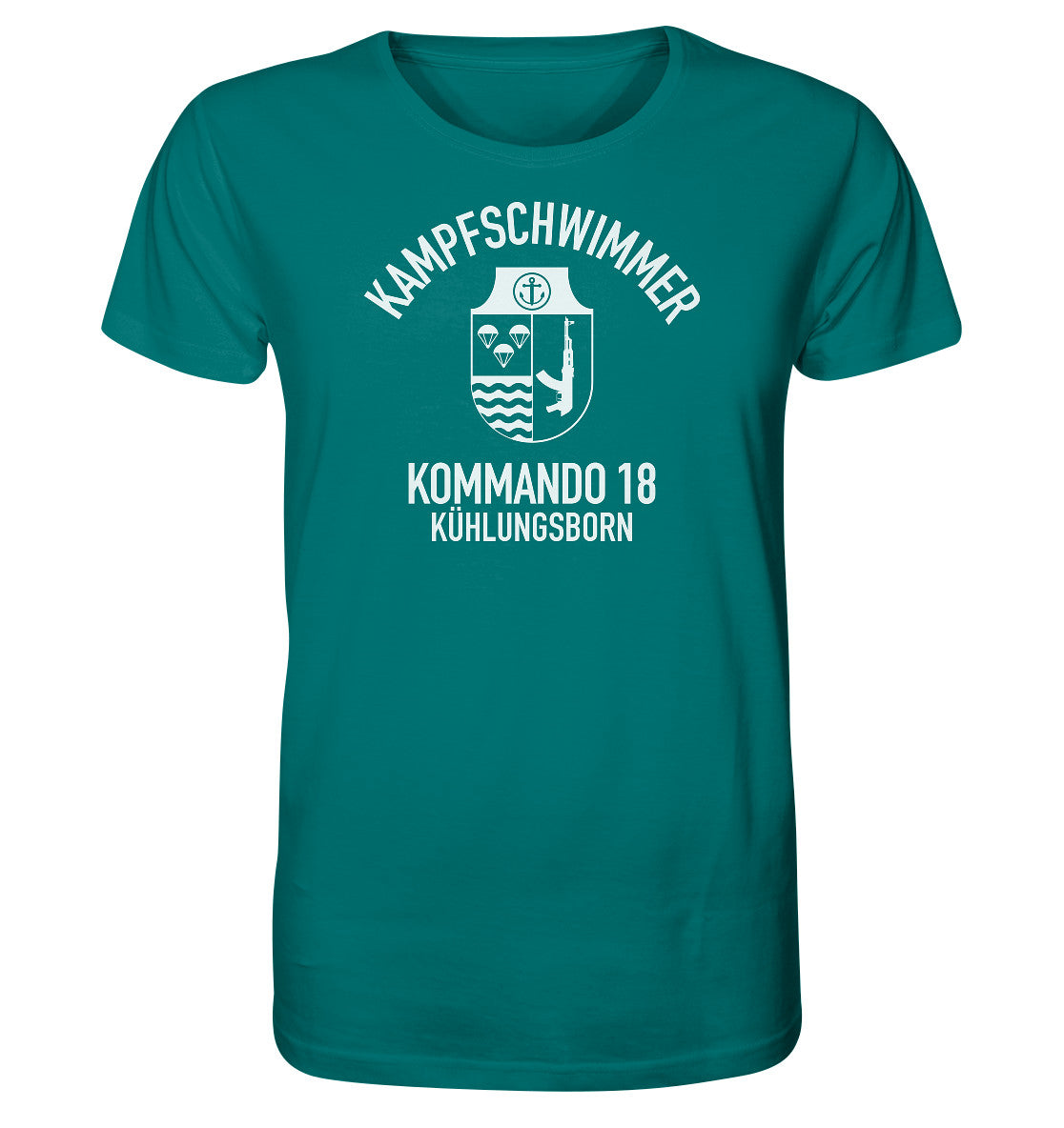 ORGANIC SHIRT UNISEX • DDR KAMPFSCHWIMMER KÜHLUNGSBORN - dunkel