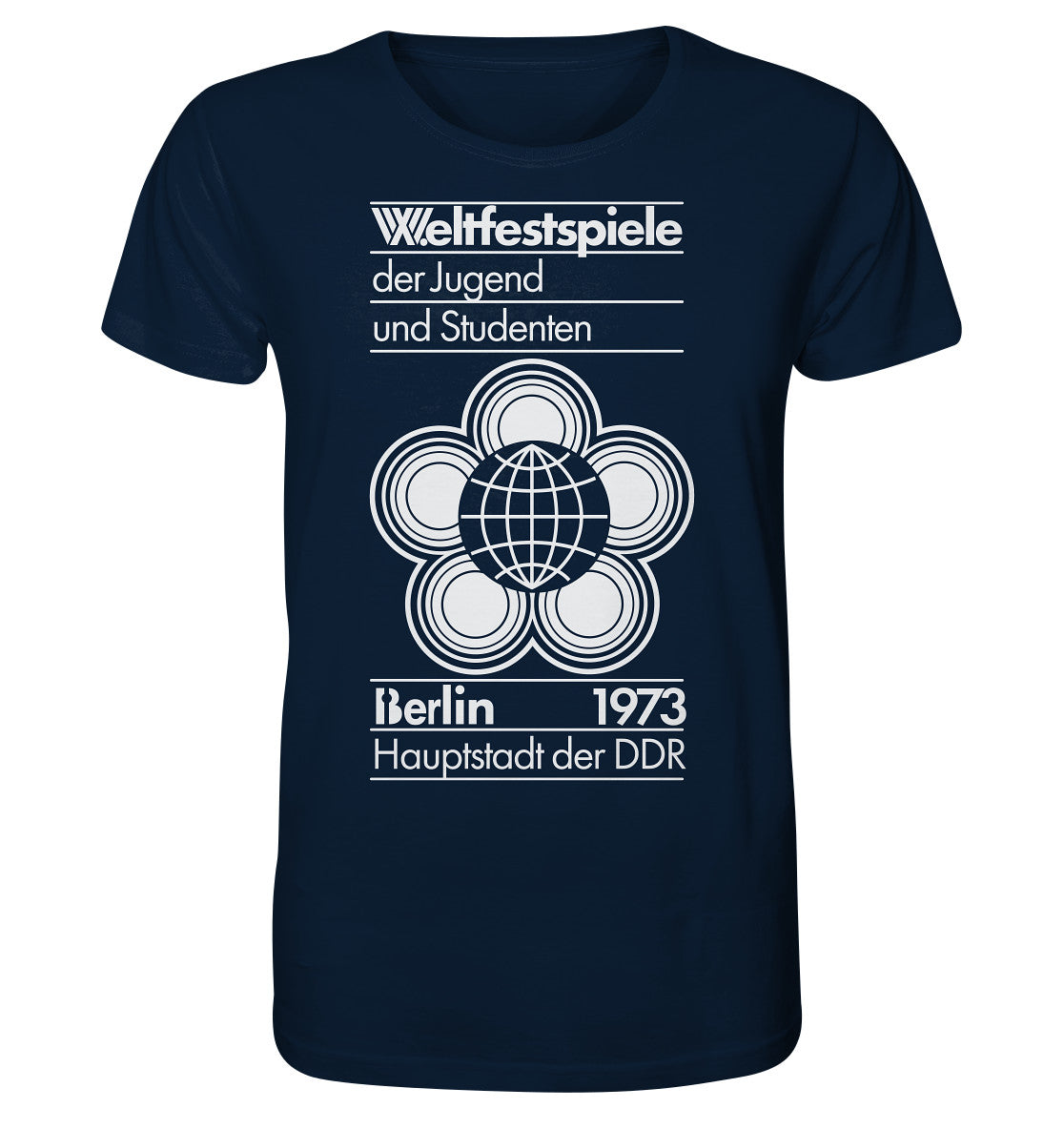 ORGANIC SHIRT UNISEX • WELTFESTSPIELE BERLIN 1973 - PLAKATMOTIV