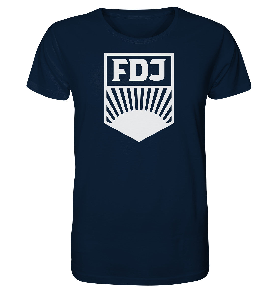 ORGANIC SHIRT UNISEX • FDJ - FREIE DEUTSCHE JUGEND - DUNKEL