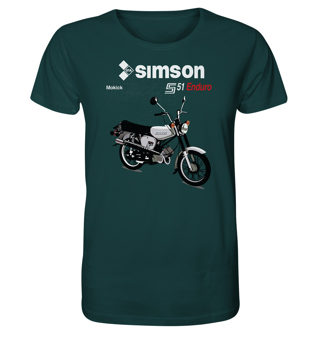 ORGANIC SHIRT UNISEX • SIMSON ENDURO - ORIGINAL PROSPEKT