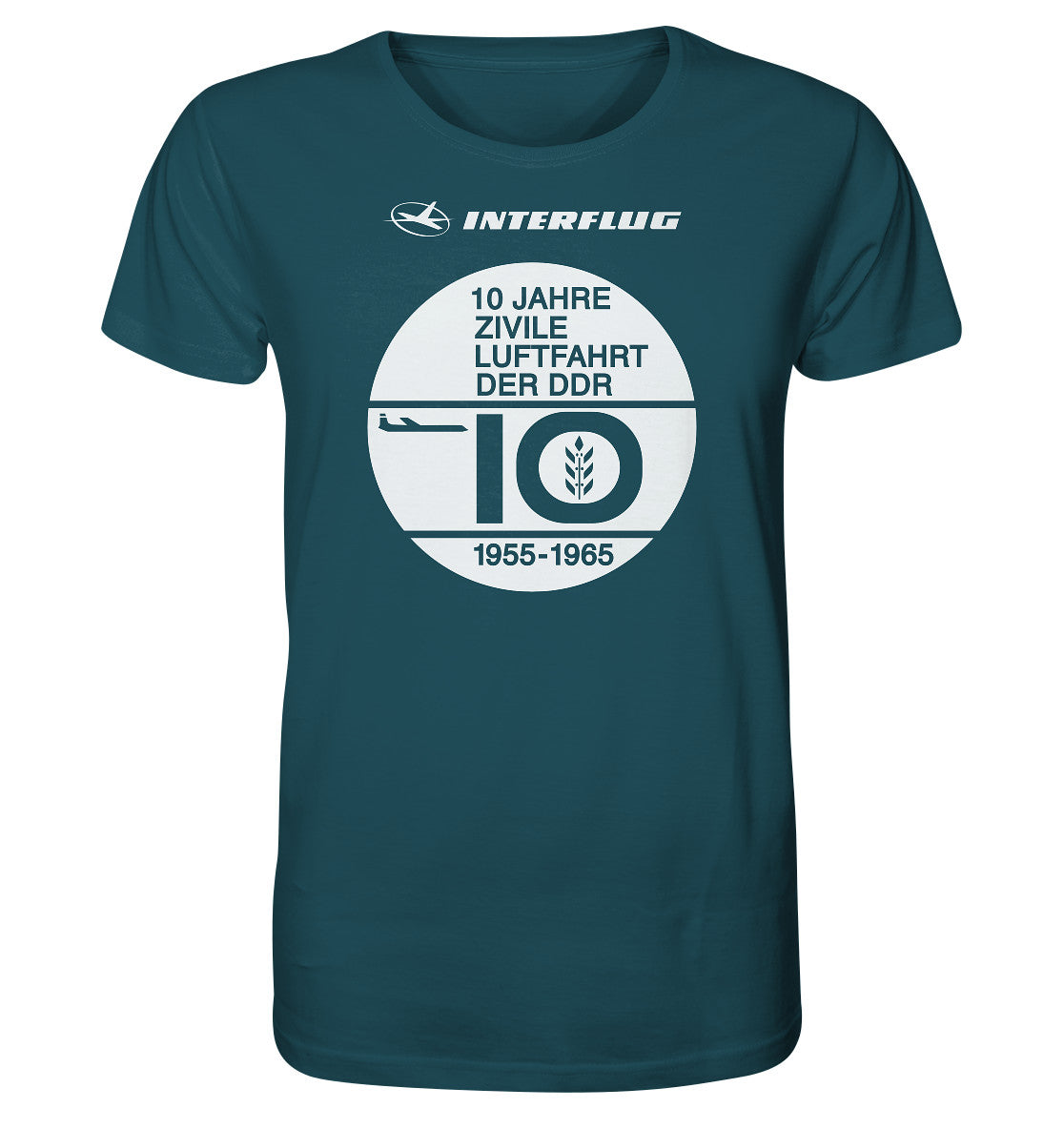 ORGANIC SHIRT UNISEX • 10 JAHRE INTERFLUG