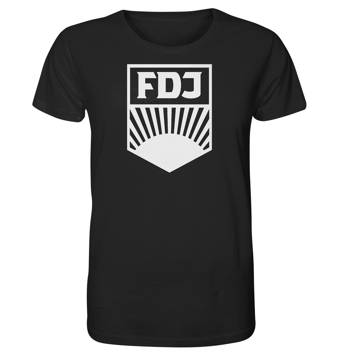 ORGANIC SHIRT UNISEX • FDJ - FREIE DEUTSCHE JUGEND - DUNKEL