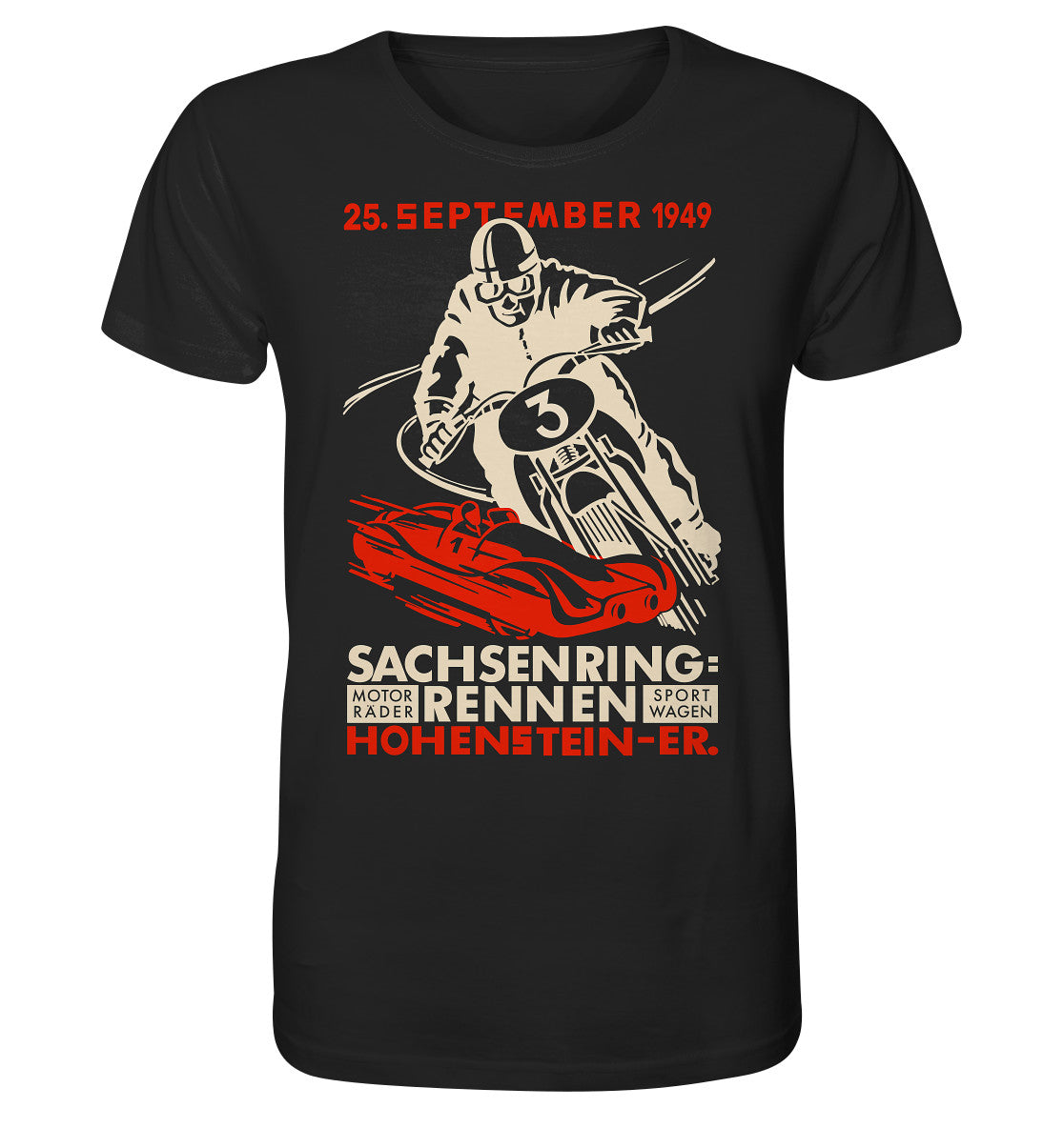 ORGANIC SHIRT UNISEX • SACHSENRING-RENNEN 1949