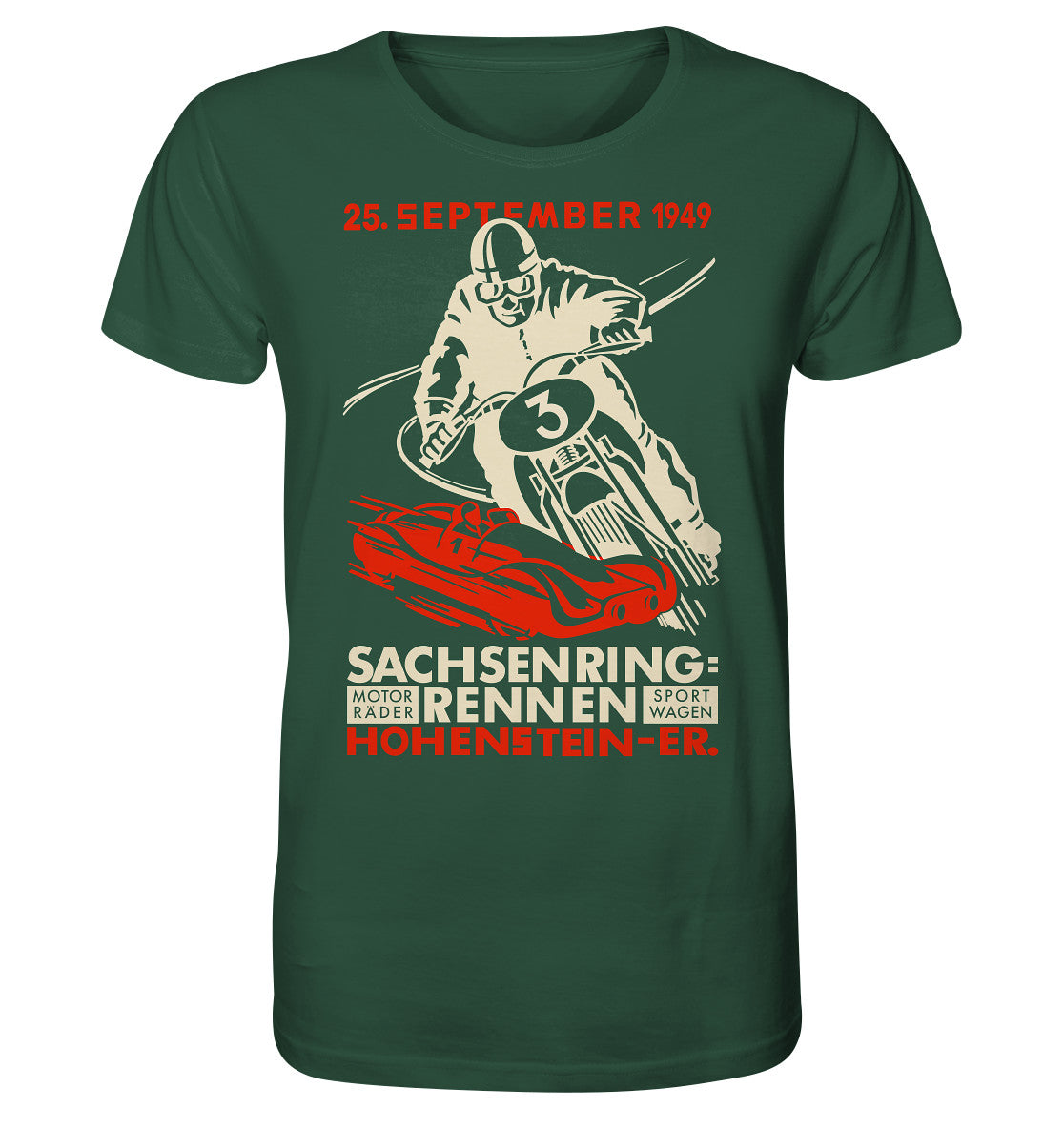 ORGANIC SHIRT UNISEX • SACHSENRING-RENNEN 1949