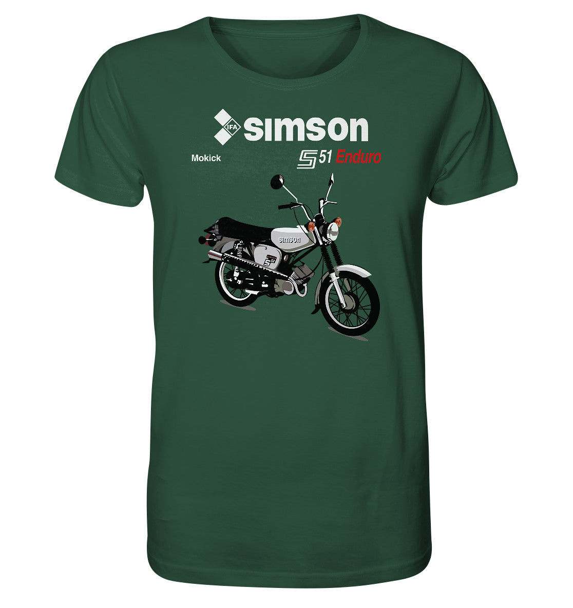 ORGANIC SHIRT UNISEX • SIMSON ENDURO - ORIGINAL PROSPEKT