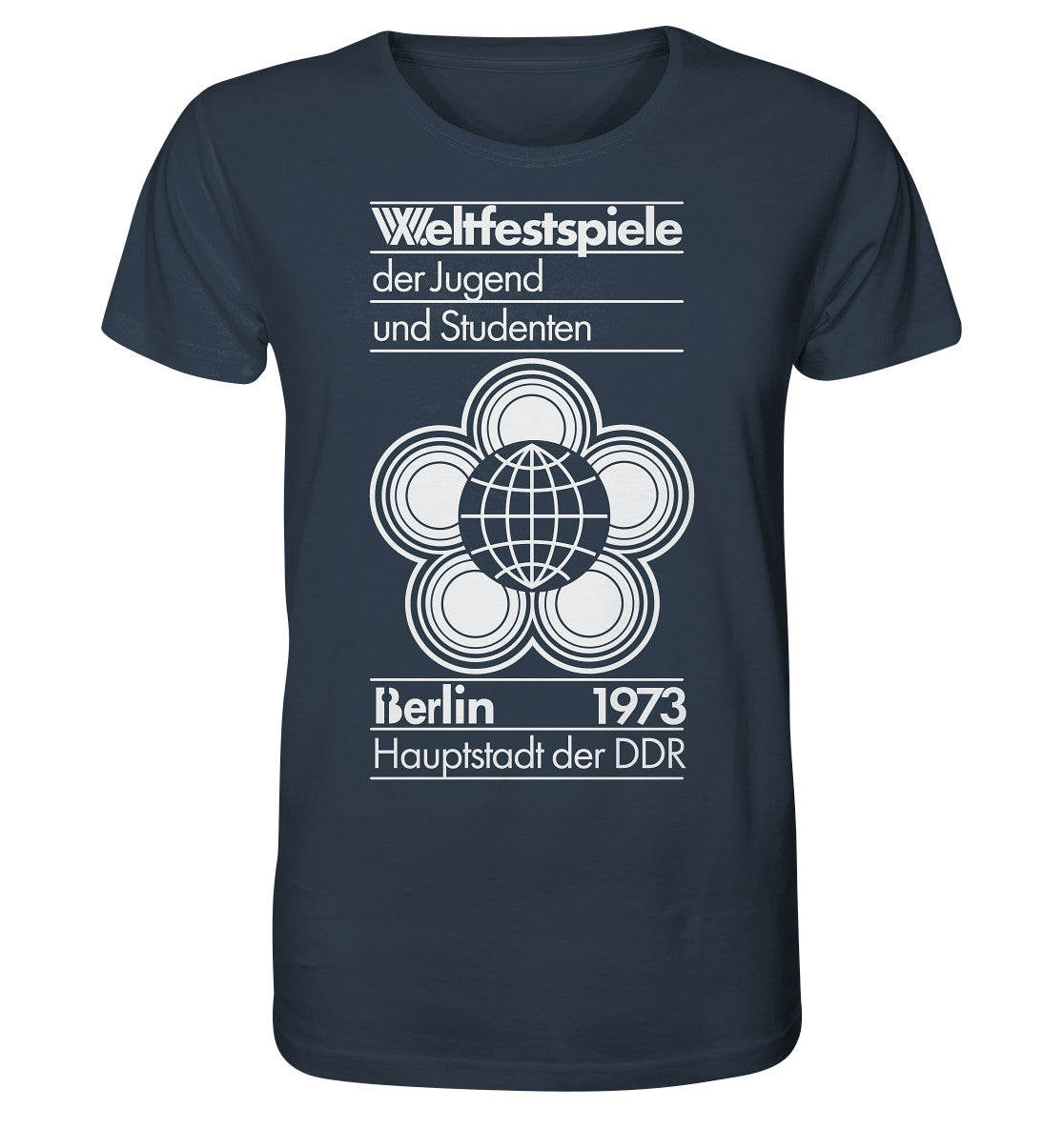 ORGANIC SHIRT UNISEX • WELTFESTSPIELE BERLIN 1973 - PLAKATMOTIV