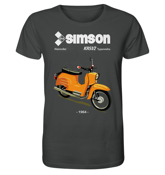 ORGANIC SHIRT UNISEX • SIMSON SCHWALBE KR51-2 (ORIGINALPROSPEKT 1964)