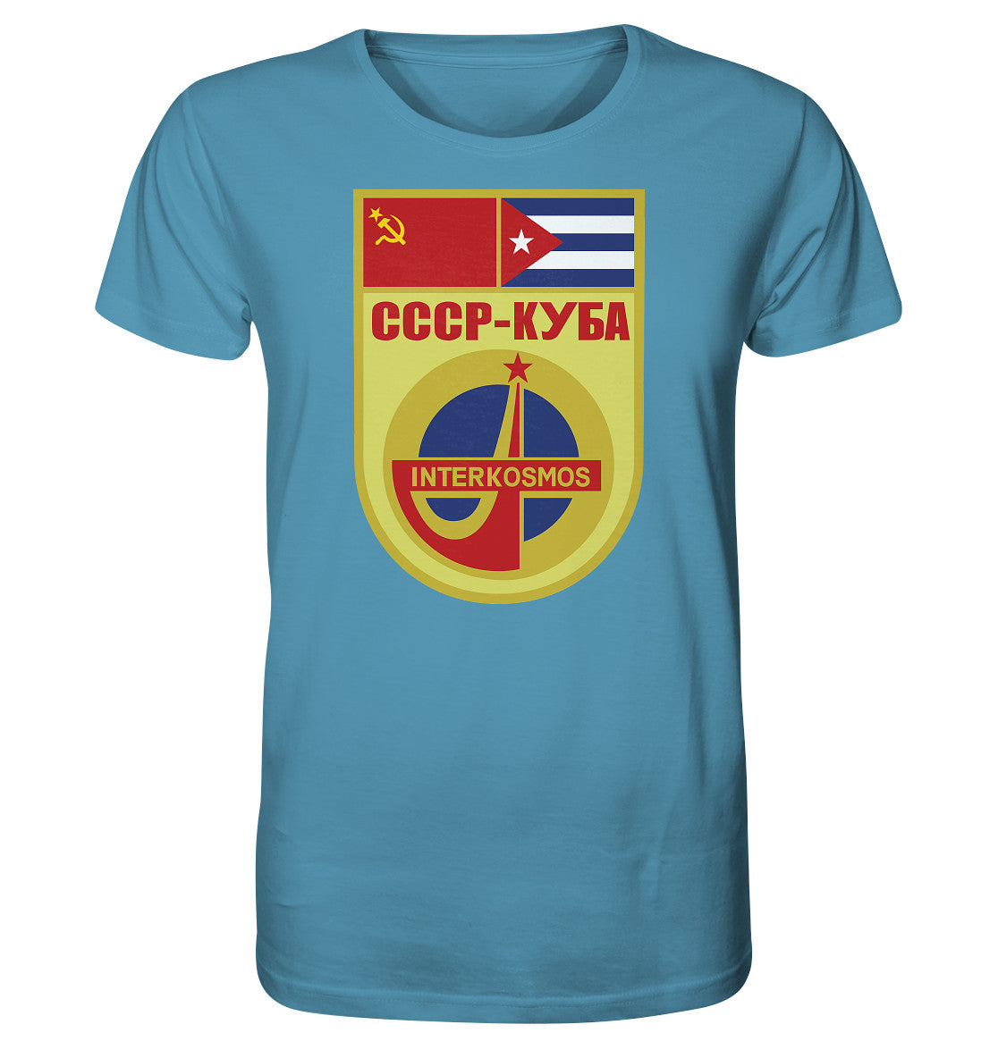 ORGANIC SHIRT UNISEX • INTERKOSMOS CCCP-KUBA WIMPEL